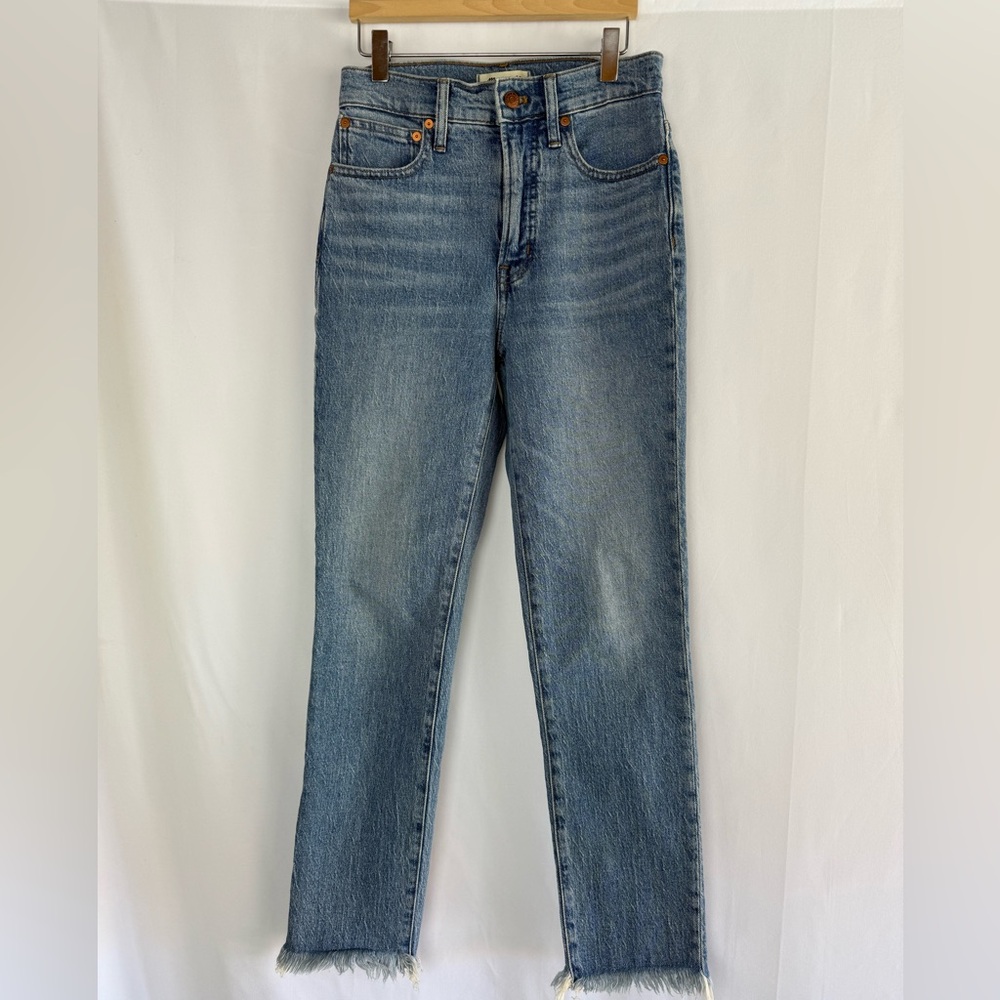 Madewell Classic Straight Leg Denim Jeans